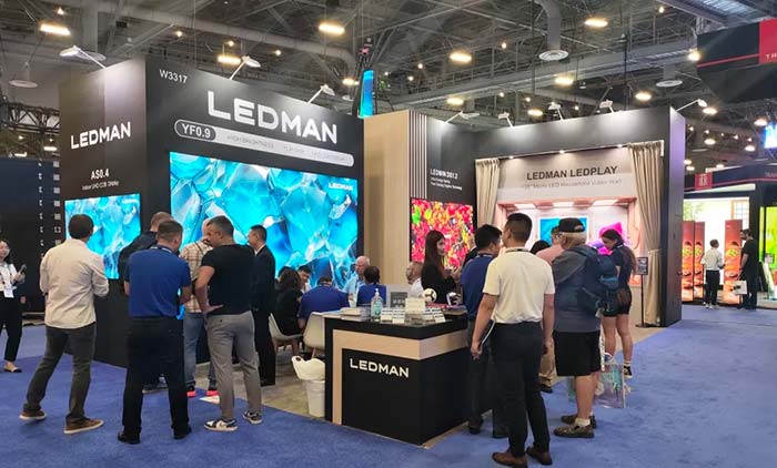 InfoComm USA 雷曼光电及子公司康硕展联袂打造视觉盛宴